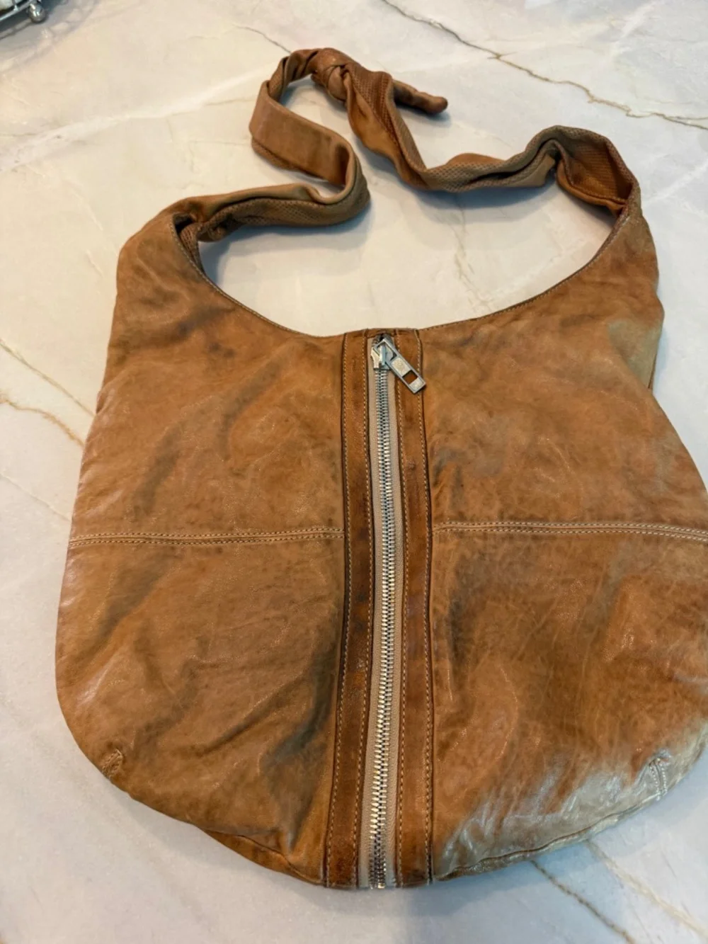 Alexander Wang vintage Donna hobo bag, soft tan leather